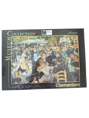 Clementoni Museum Collection Renoir Dance At Le Moulin 1000pc Puzzle NEW Sealed